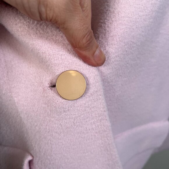 Anthropologie NVLT Knit Relaxed Blazer Jacket Size Small Pink Work Office Soft - Picture 9 of 12